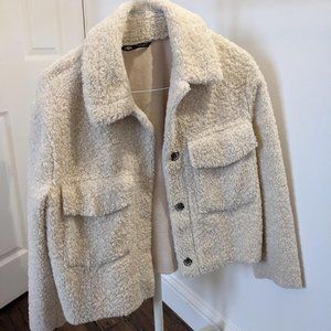 Zara Womens Cream Jacket